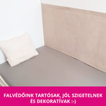 Kép 6/6 - Rózsaszín alapon fehér csillagos falvédő